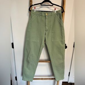 BIG BUD PRESS PENCIL PANTS / size M / sage green